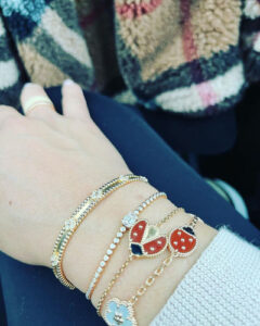 18K Lucky Spring Five Motifs Clover Bracelet photo review