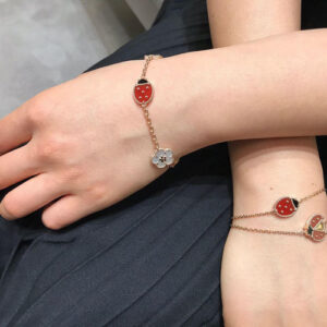 18K Lucky Spring Five Motifs Clover Bracelet photo review