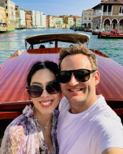 Click to view full screen 18K Vintage Alhambra Five Motifs Clover Onyx Bracelet photo review