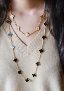 18K Vintage Alhambra 20 Motifs Long Necklace photo review