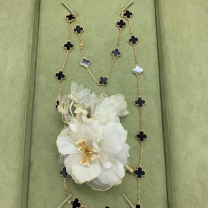 18K Vintage Alhambra 20 Motifs Long Necklace photo review