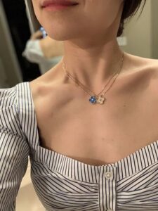 Click to view full screen 18K Vintage Alhambra Agent Clover Necklace photo review